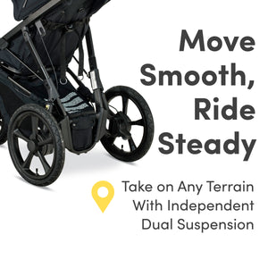 BOB Wayfinder Jogging Stroller Travel System