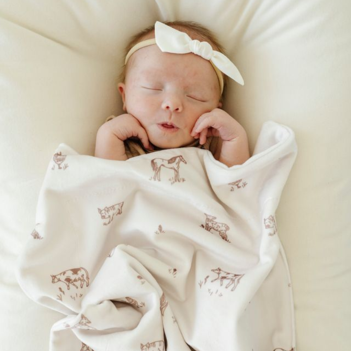 Saranoni Minky Stretch Receiving Blanket (30"x40")