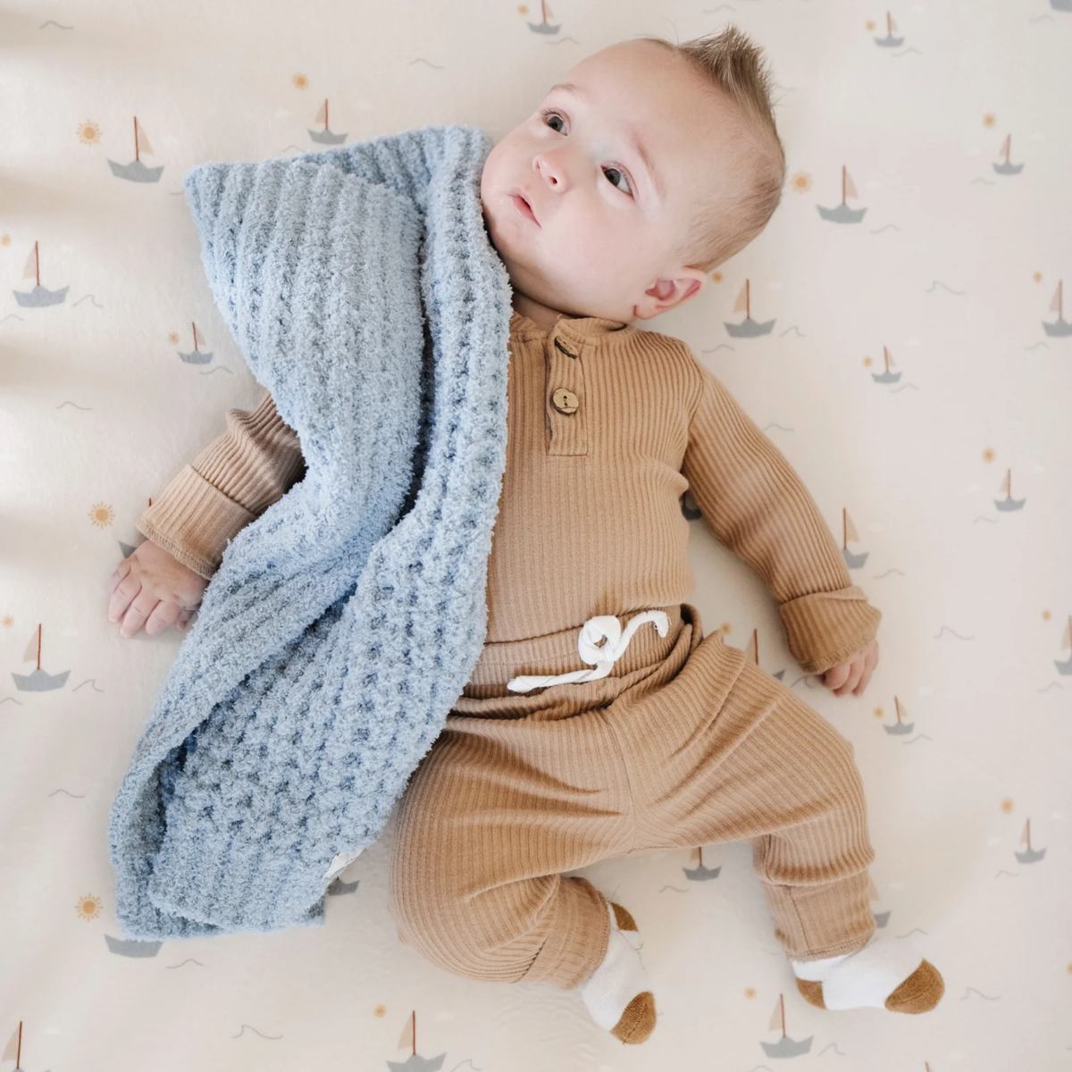 Saranoni Waffle Knit Mini Blanket (15"x20")