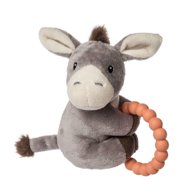 Dusty Donkey Teether Rattle