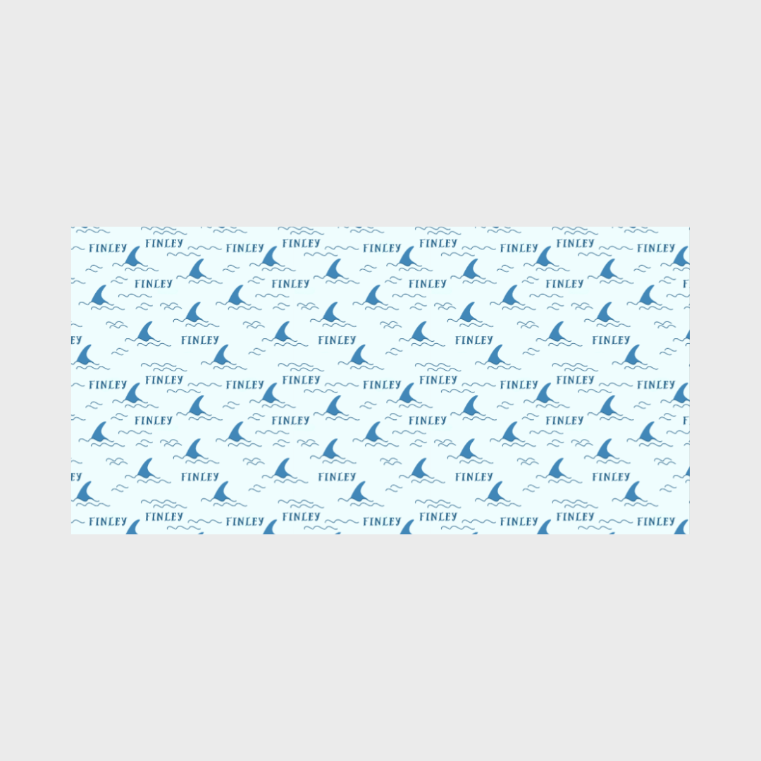 Personalized Towel | Shark Fin