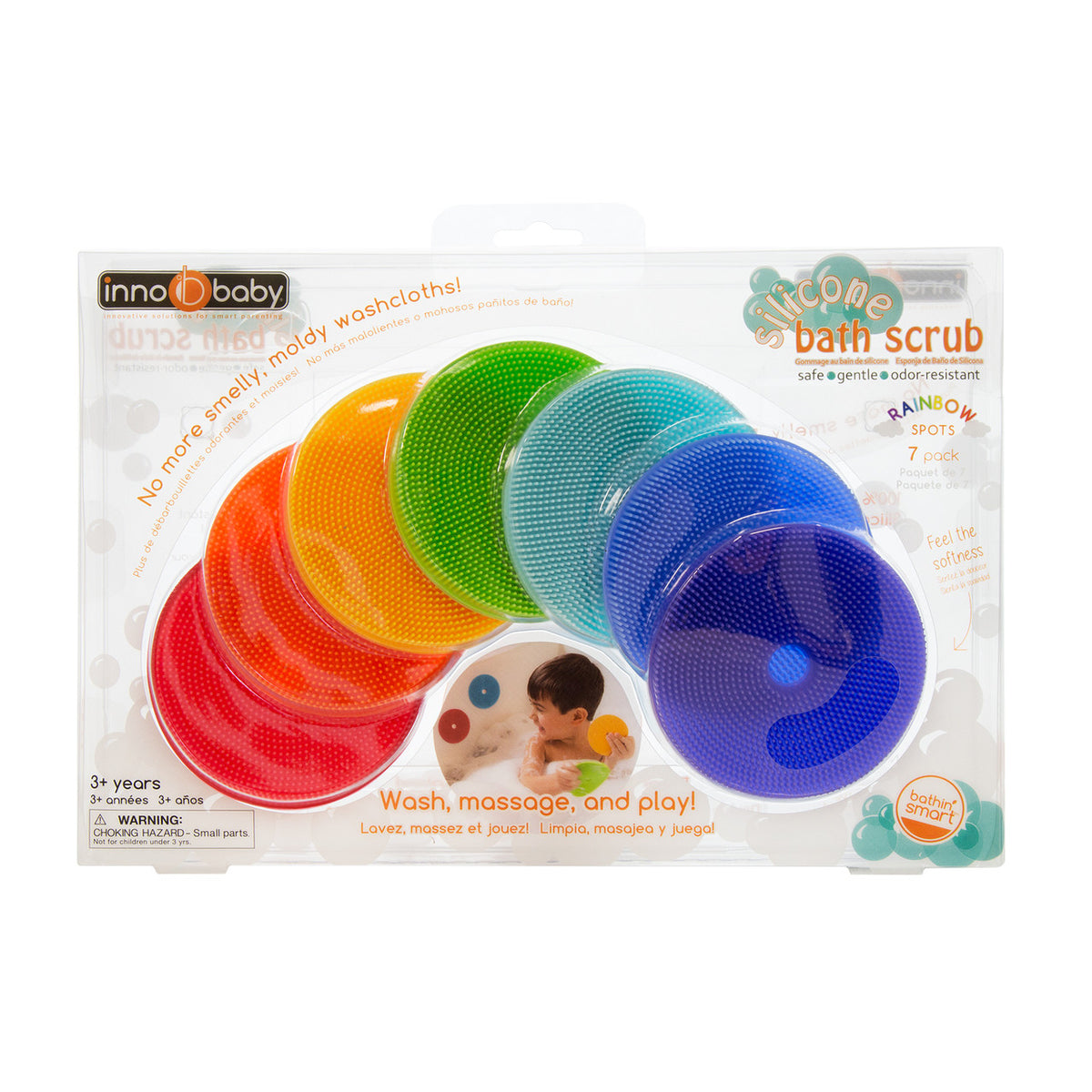 Innobaby Rainbow Bath Scrub Sensory Set