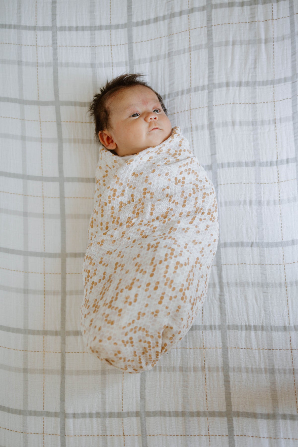 Little Unicorn Cotton Muslin Swaddle / Honeycomb