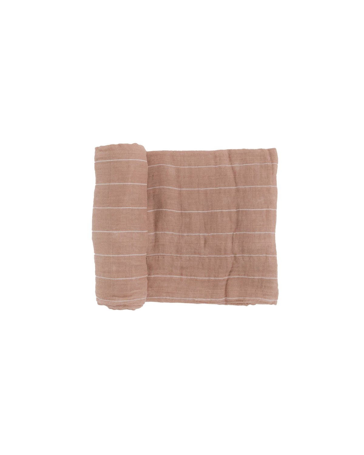 Little Unicorn Cotton Muslin Swaddle / Mauve Stripe