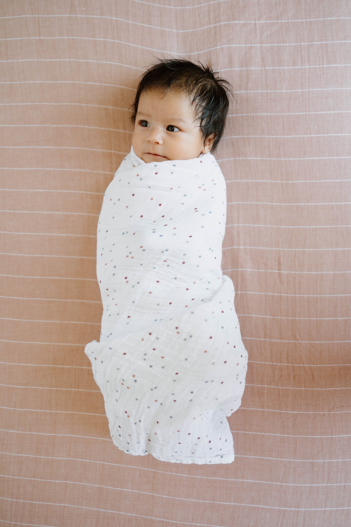 Little Unicorn Cotton Muslin Swaddle / Dots