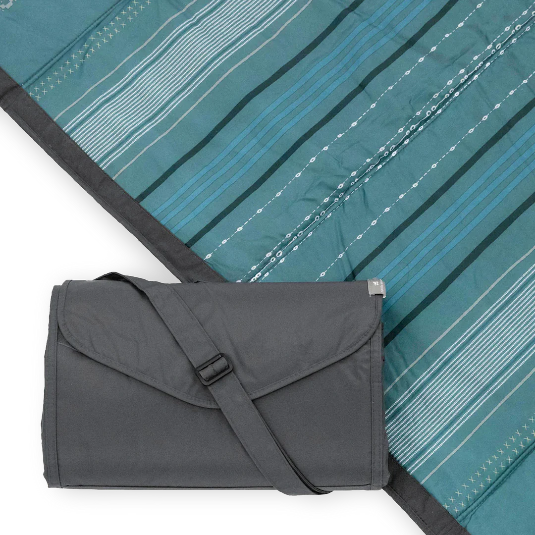 Little Unicorn Outdoor Blanket / Shoreline Stripe