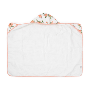 Little Unicorn Toddler Hooded Towel / Watercolor Roses