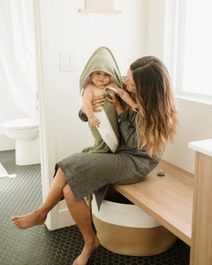 Little Unicorn Infant Hooded Towel / Fern