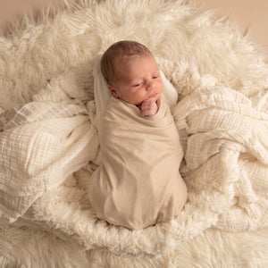Sugar + Maple Swaddle Blanket