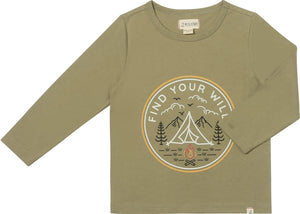 Me & Henry Cherokee Long Sleeve Tee / Green Find Your Wild