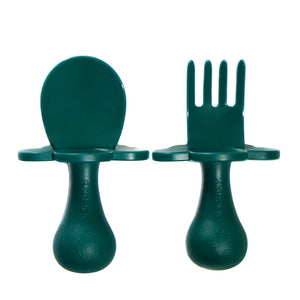 grabease Ergonomic Toddler Fork & Spoon Set