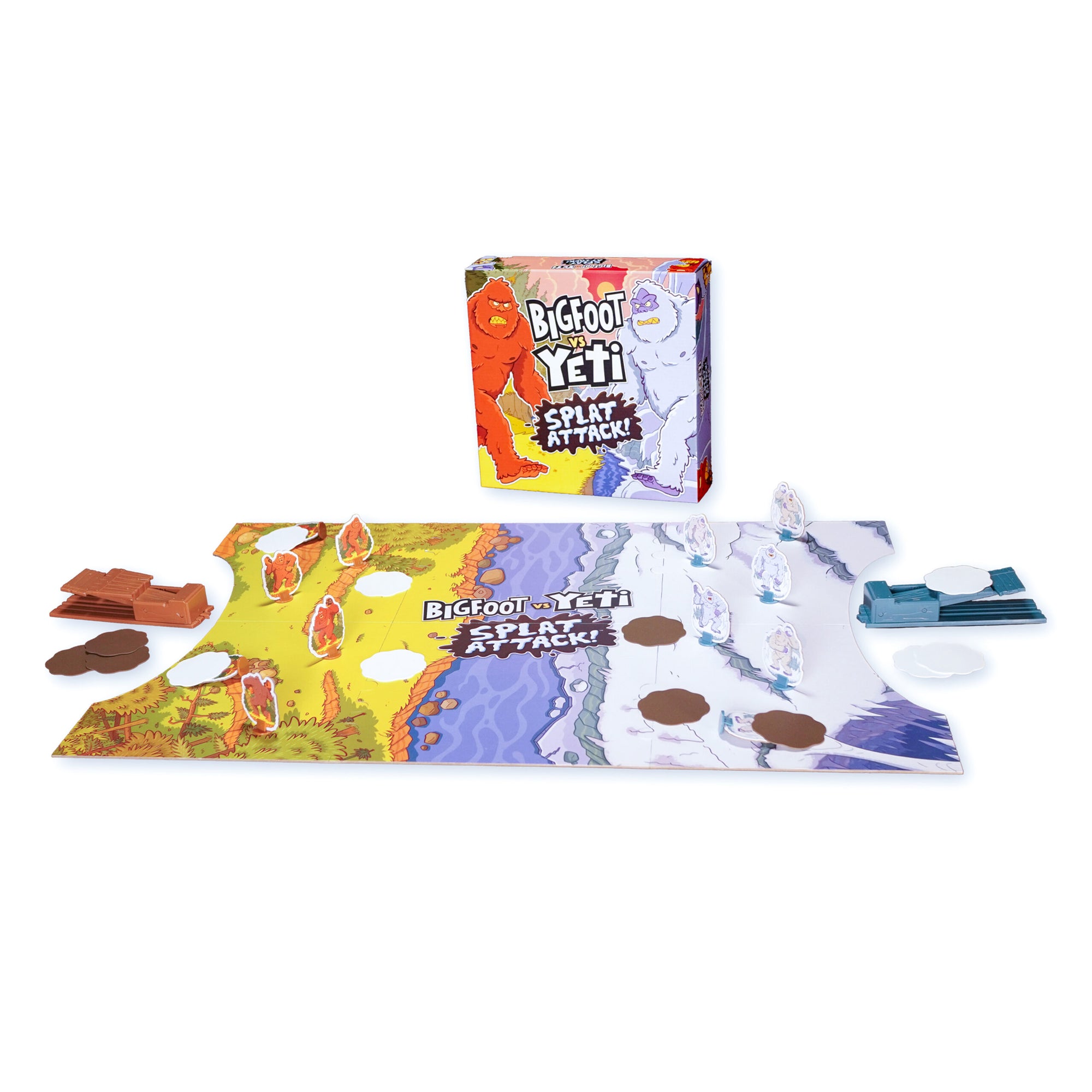 Bigfoot vs. Yeti SPLAT ATTACK Game