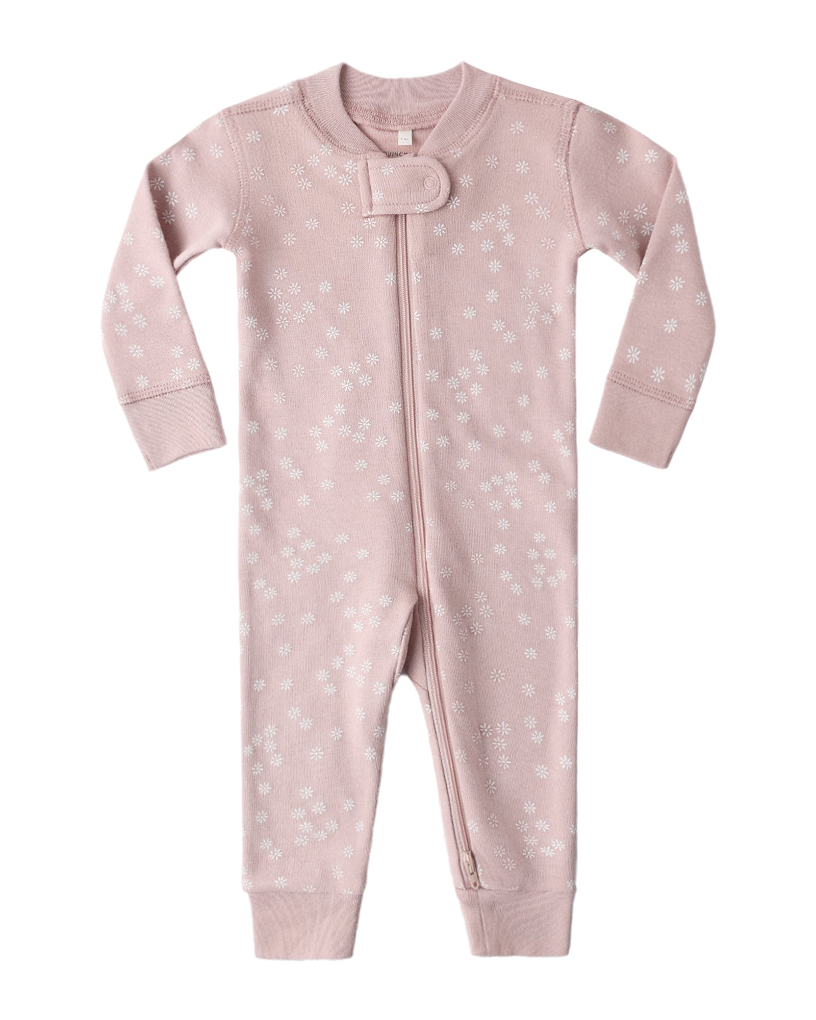 Quincy Mae Zip Sleeper / Mauve Daisy
