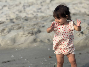 Vignette Ellie Tank & Bloomer Set / Oatmeal Strawberries