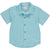Newport Woven Button Up Shirt / Aqua & Royal Stripe