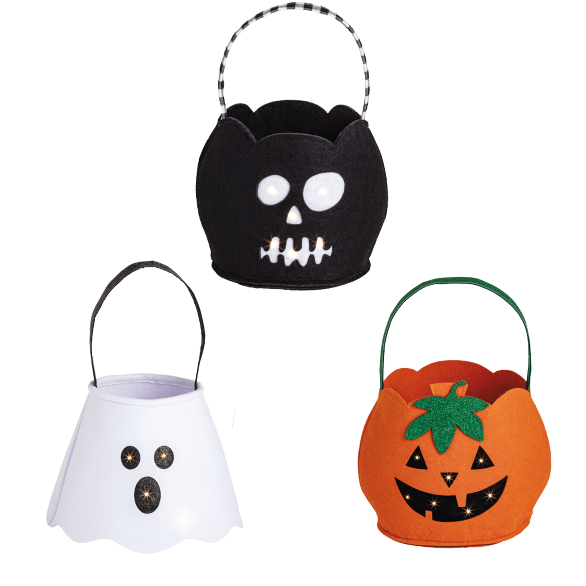 Halloween LED Treat Bucket
