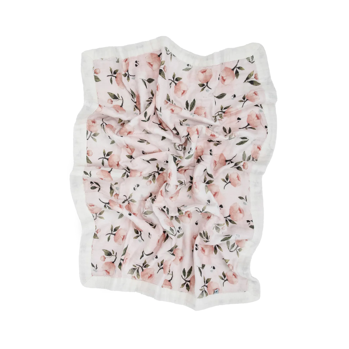 Little Unicorn Organic Cotton Muslin Baby Quilt (30"x40") / Watercolor Floret 2