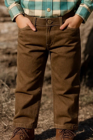 Me & Henry Denny Straight Jeans / Brown
