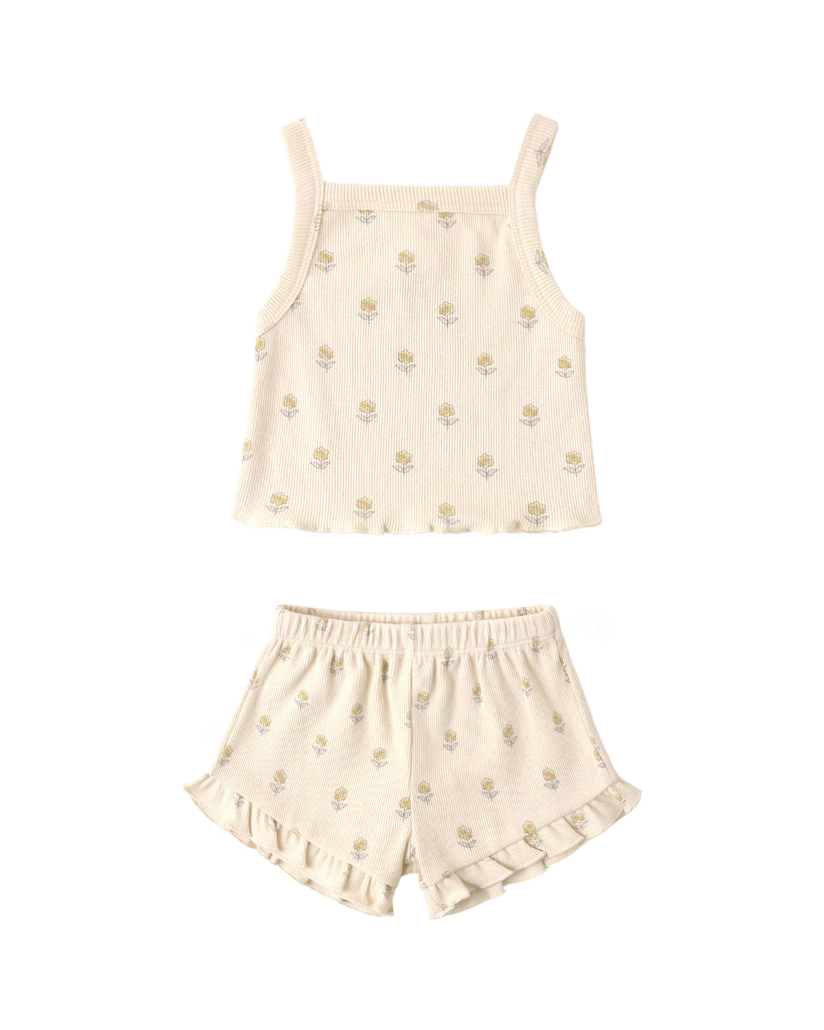Quincy Mae Evie Tank + Short Set / Buttercup