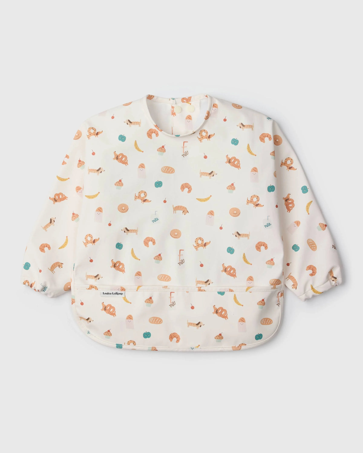 Loulou Lollipop Long-Sleeve Waterproof Bib