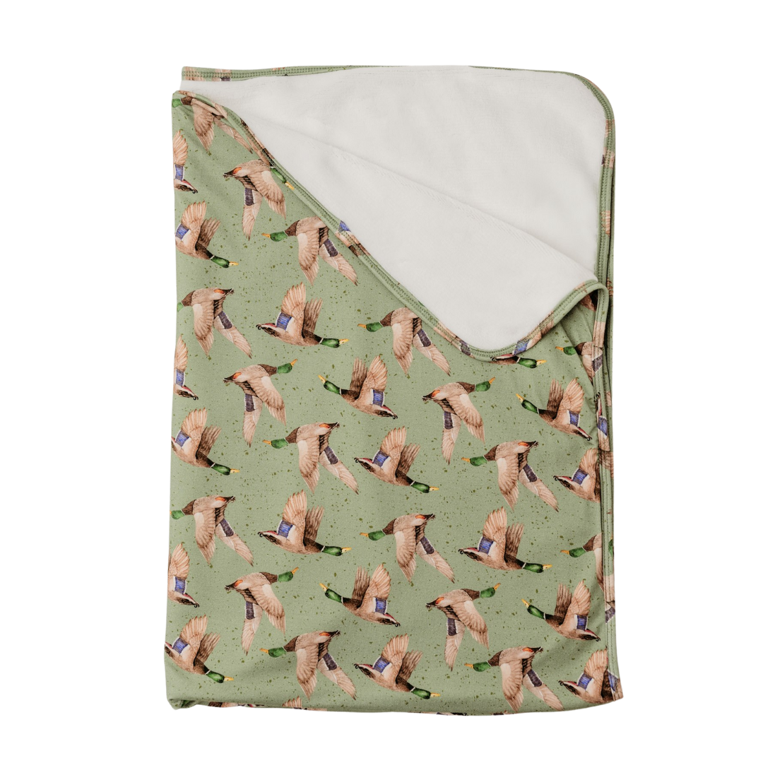 Mallard Skies Swaddle Blanket