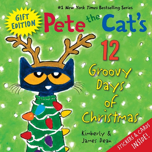 Pete the Cat's 12 Groovy Days of Christmas (Gift Edition)