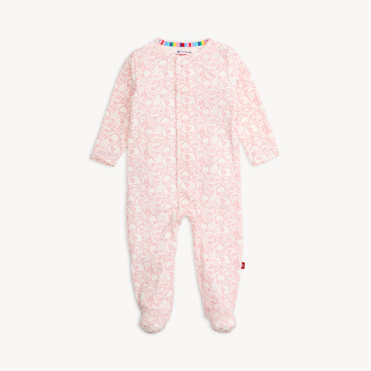 Magnetic Me Modal Magnetic Footie / Pink Herds of a Feather