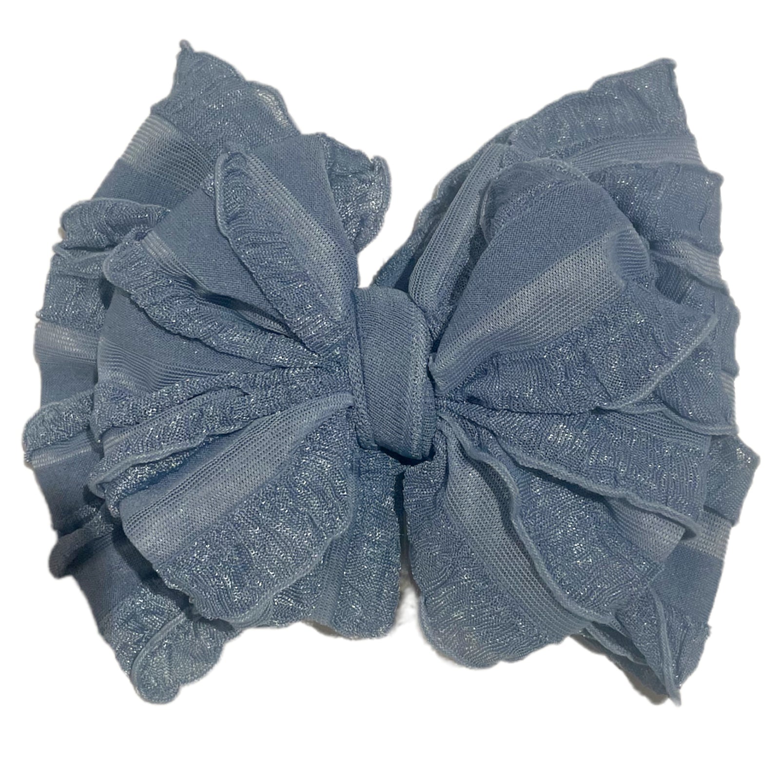 Ruffle Headband - Denim