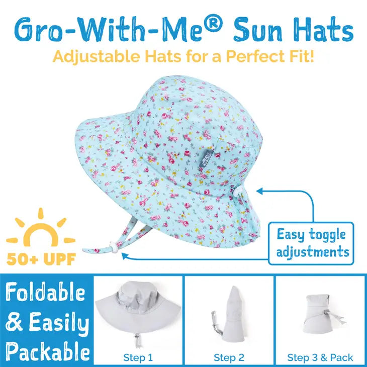 Jan & Jul Gro-with-Me Cotton Bucket Sun Hat
