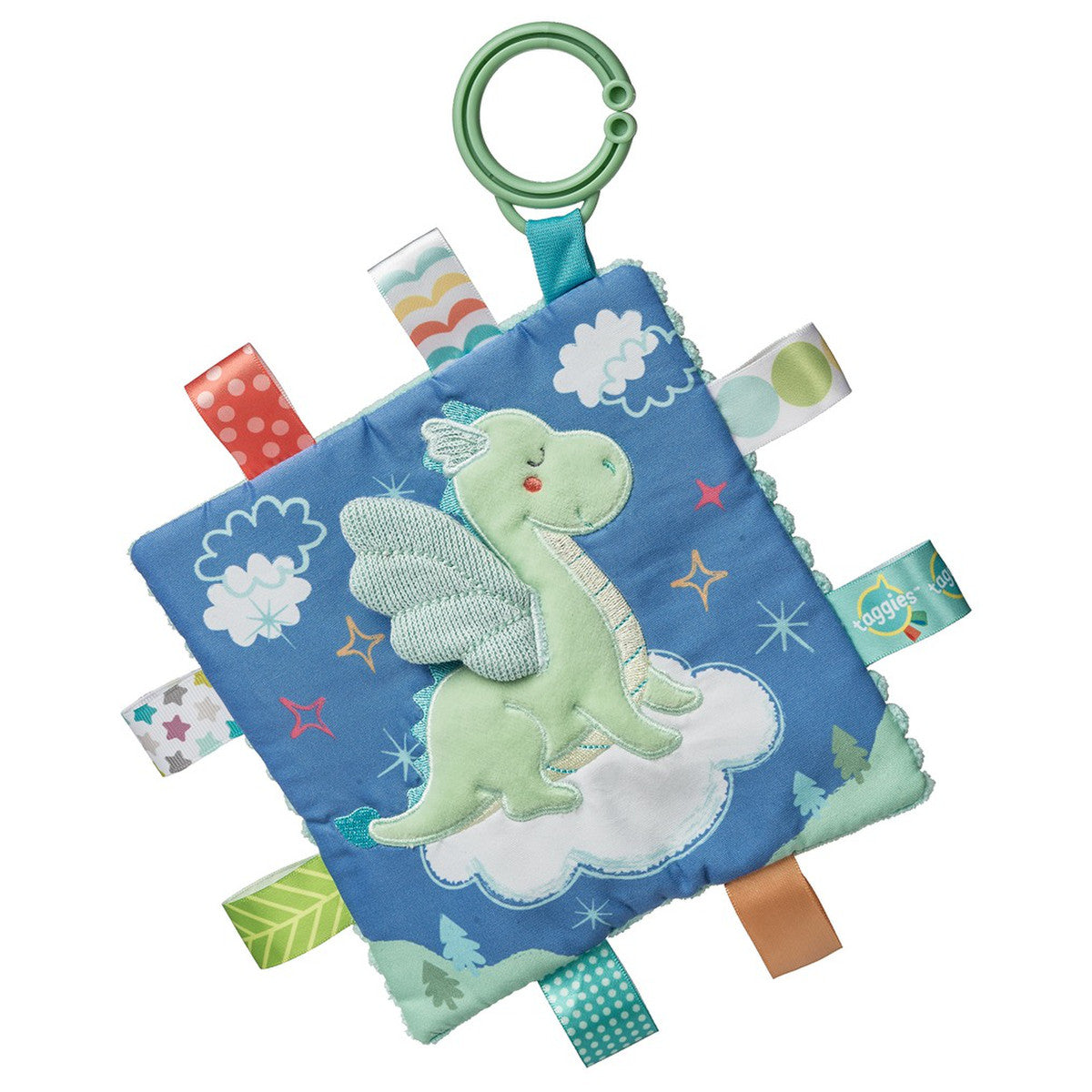 Mary Meyer Taggies Crinkle Me Drax Dragon Activity Toy