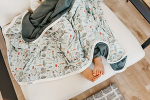 Copper Pearl Three-Layer Stretchy Quilt / Hunny