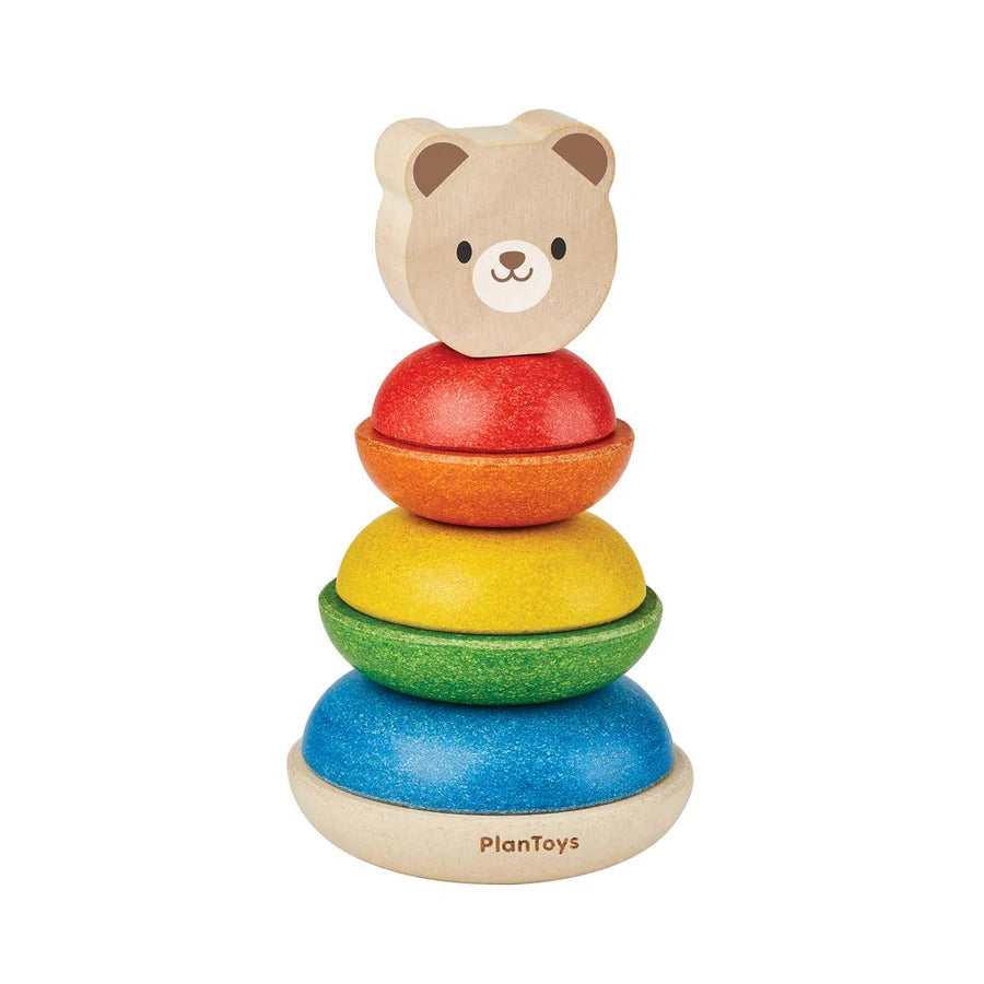 PlanToys Stacking Ring Set - Bear