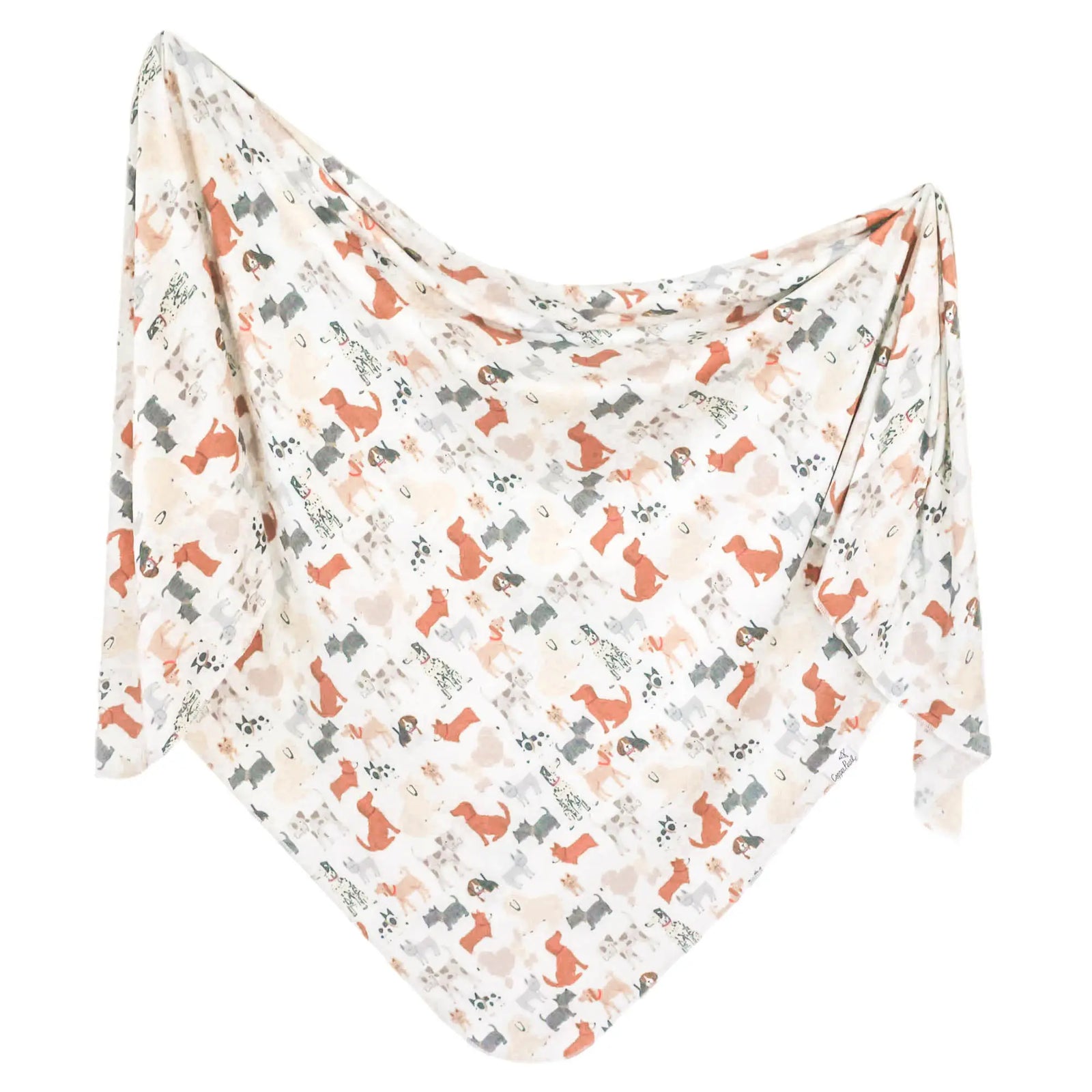 Copper Pearl Knit Swaddle Blanket / Rufus