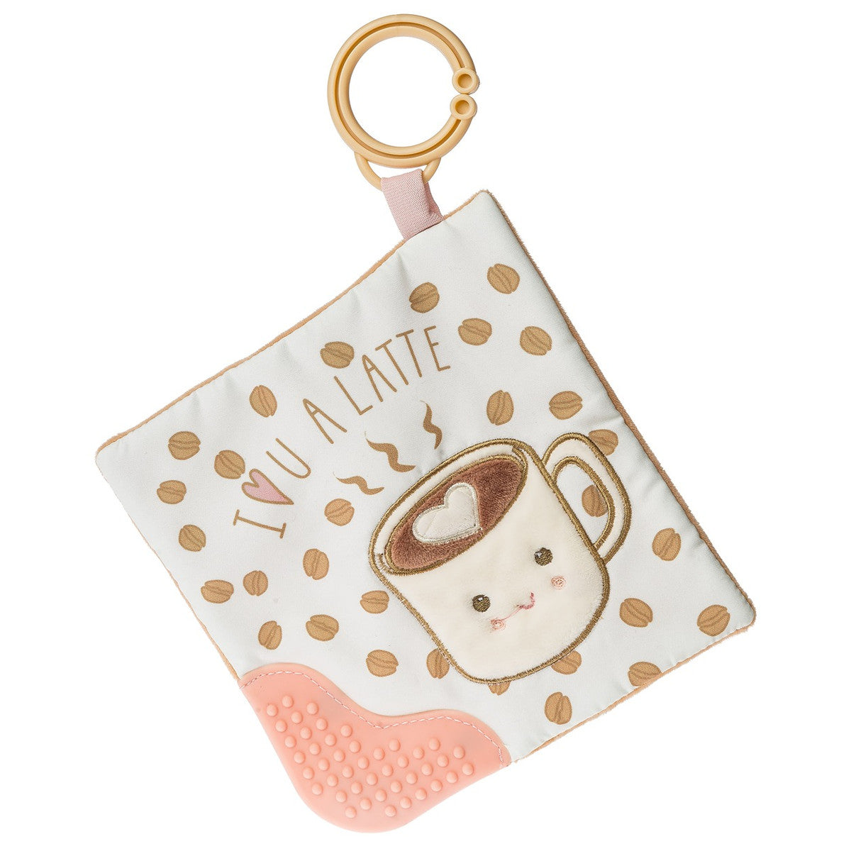 Sweet Soothie Latte Crinkle Teether