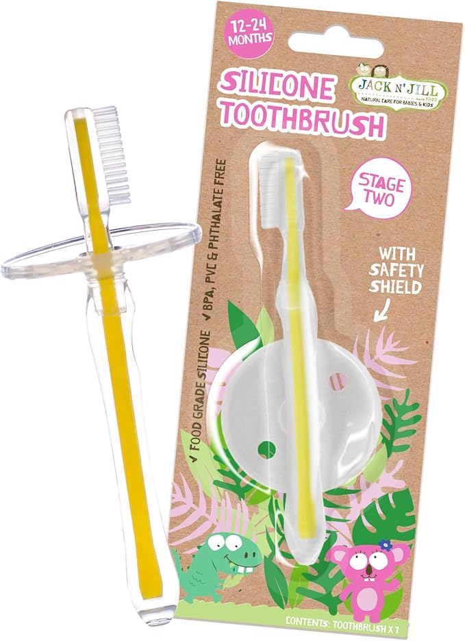 Jack N' Jill Stage 2 Silicone Toothbrush - Soft