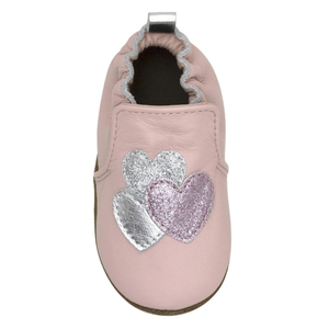 Robeez Softsole Shoes / Heart Sparkle - 12-18 Months