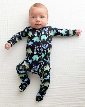 Lev Baby Zippered Footie / Danny Dino