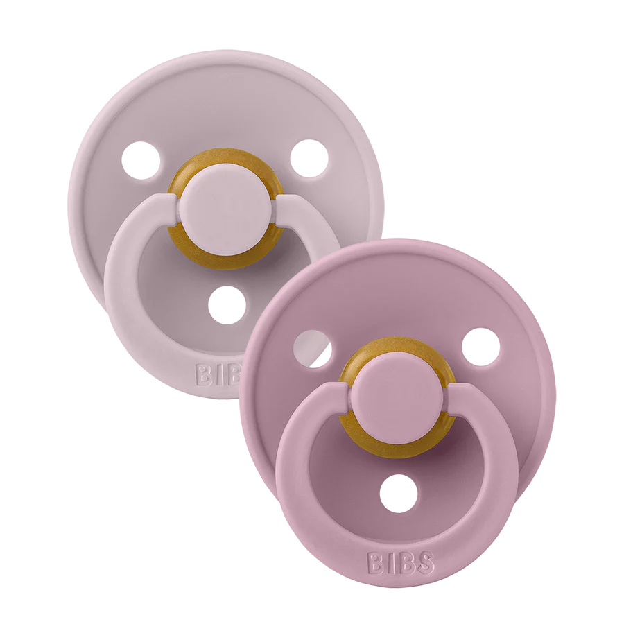 BIBS Round Pacifier 2-Pack / Size 2 (6-18 Months)