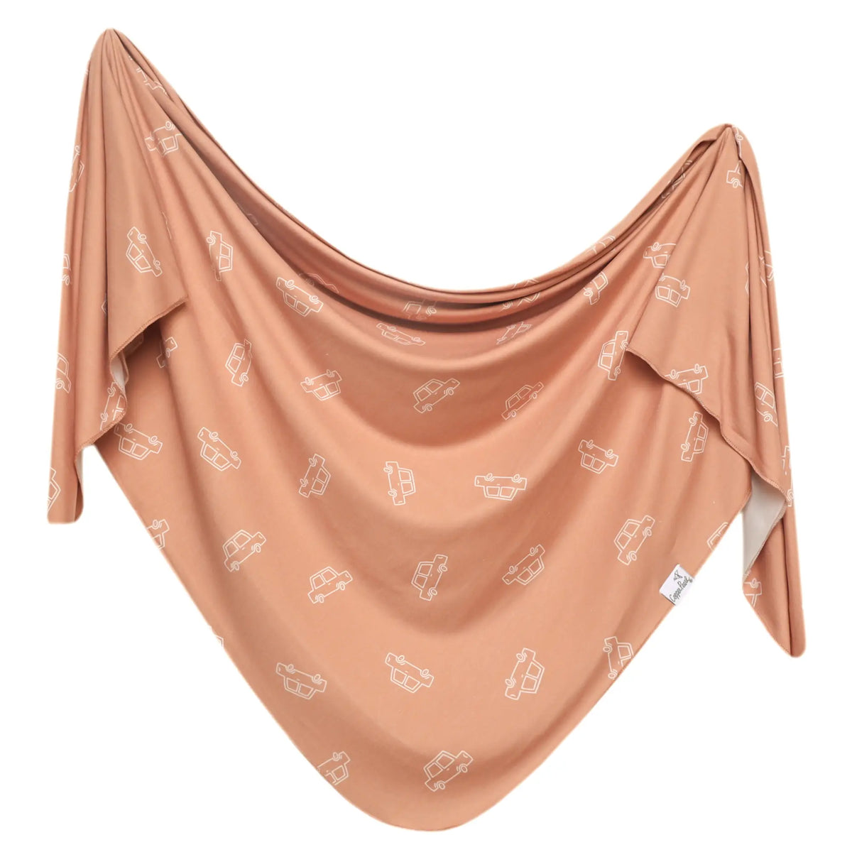 Copper Pearl Knit Swaddle Blanket / Cooper