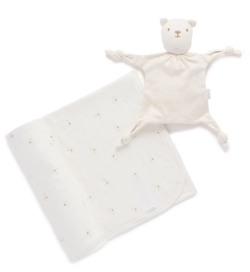 Purebaby Bunny Rug & Snookie Pack