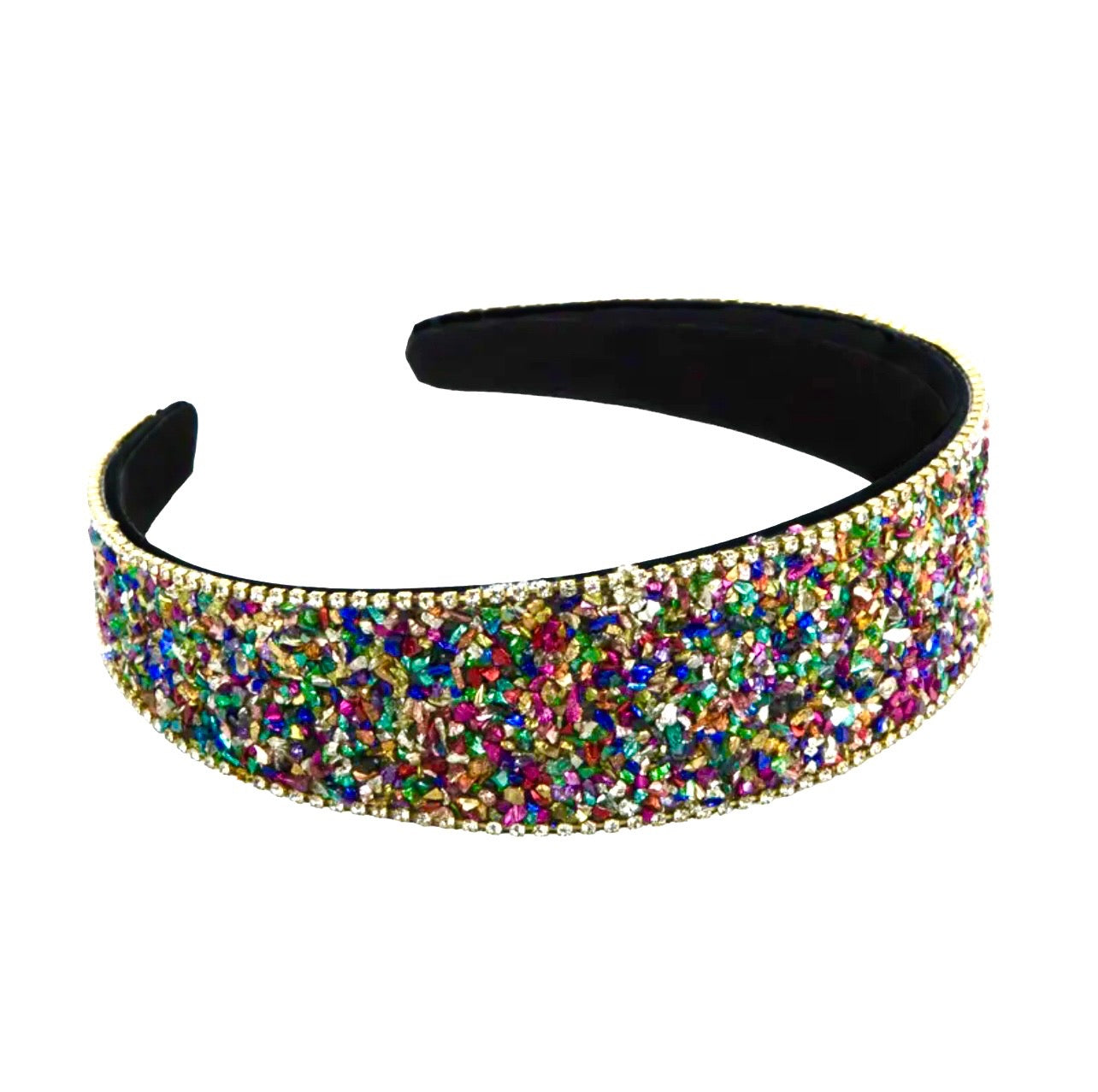 Multi Crystal Couture Headband