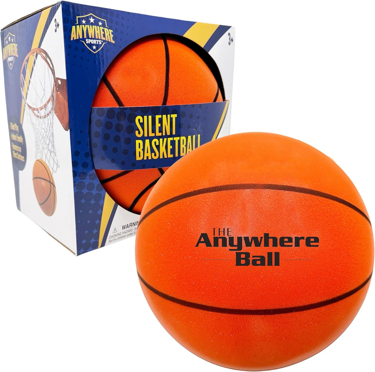 Anywhere Sports Silent Basketball - 9.5"