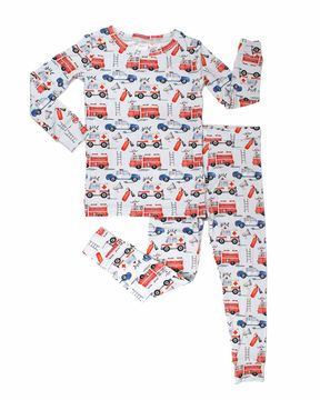 Lev Baby Toddler Lounge Set / Emergency Vehicles (Ryan)