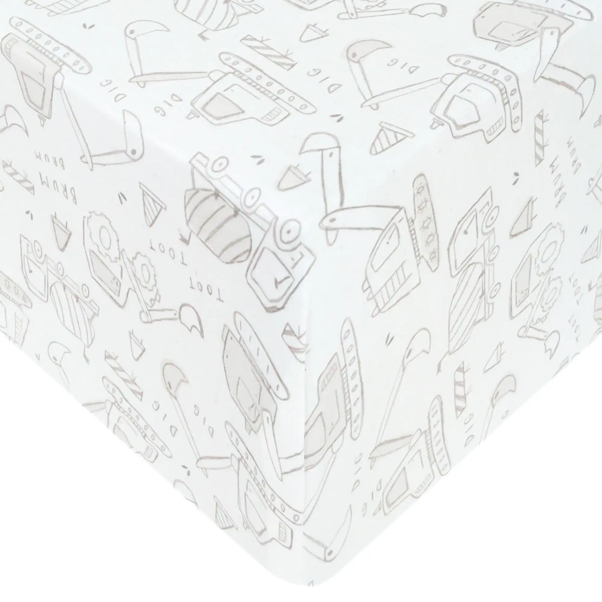 Copper Pearl Premium Knit Fitted Crib Sheet / Gage