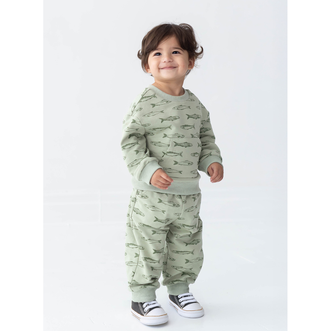 Beckett & Bear Matthew Set / Green Fish