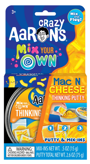 Crazy Aaron's Thinking Putty Mix Your Own / Mac & Cheese