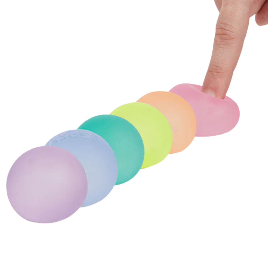 Speks Gump Mini Stress Ball 6 Pack / Prism