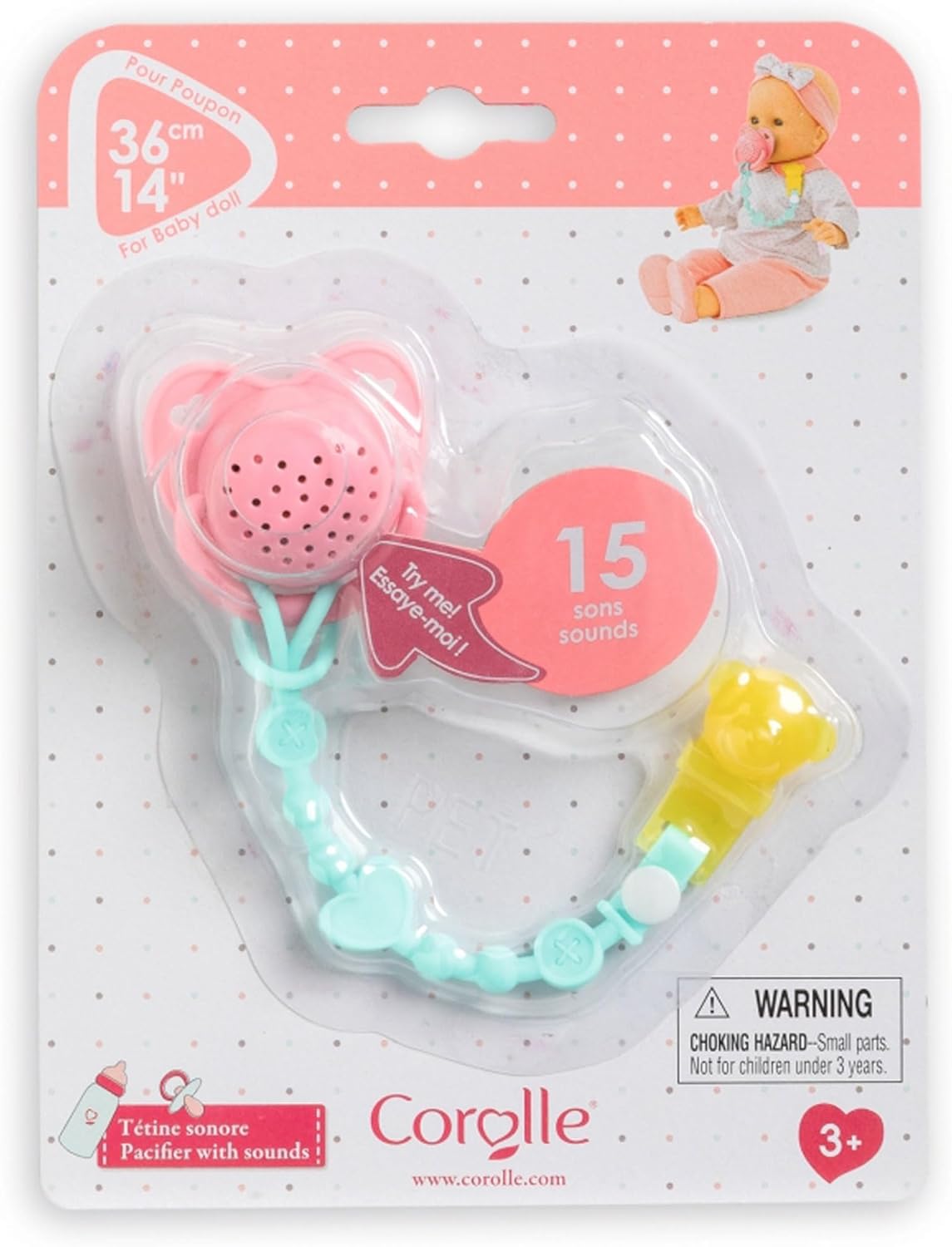 Corolle Baby Pacifier with Sound