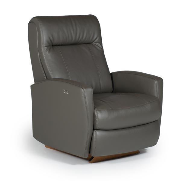 Costilla Leather/Vinyl Swivel Glider Recliner