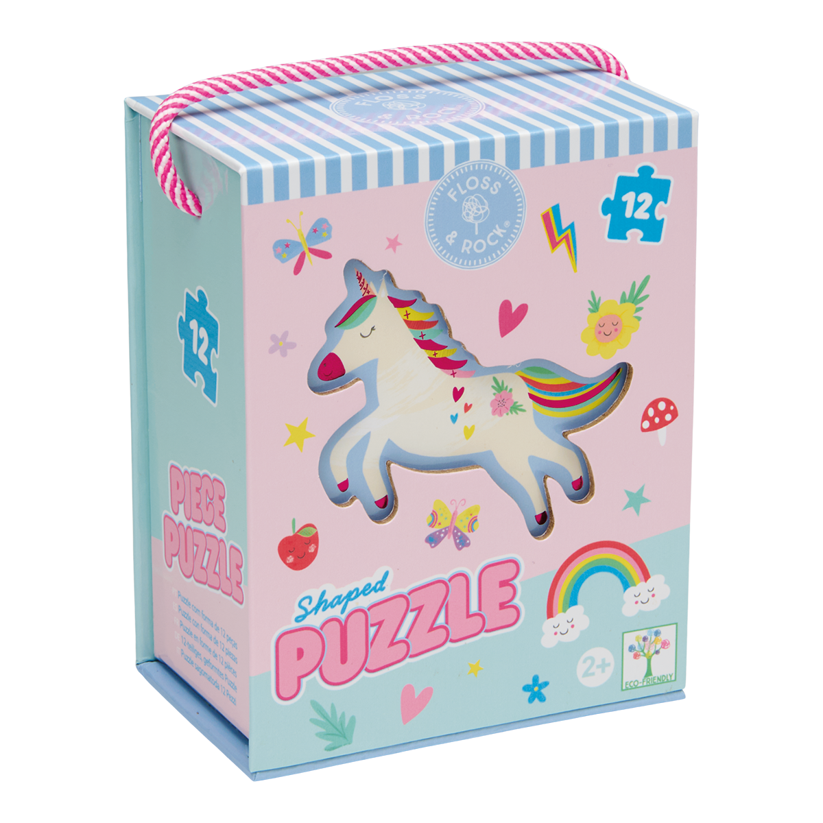 Floss & Rock Rainbow Fairy Shaped Puzzle - 12 PC